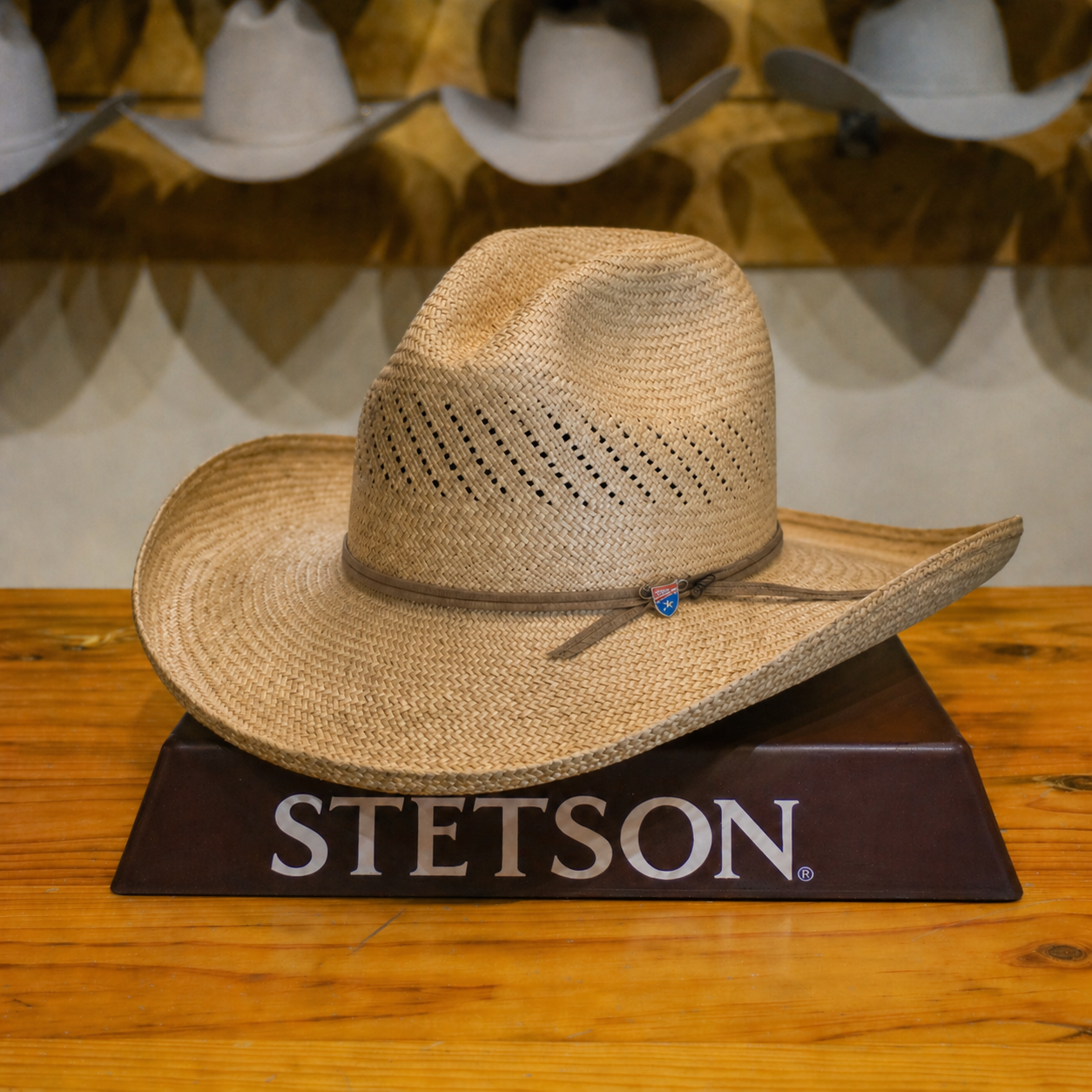 Stetson Palm Leaf Straw Hat