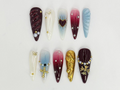 Gothic Sacred Heart Press On Nails | OB71