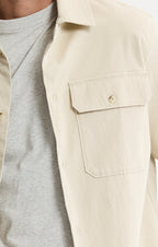 Cotton Silk Blend Overshirt