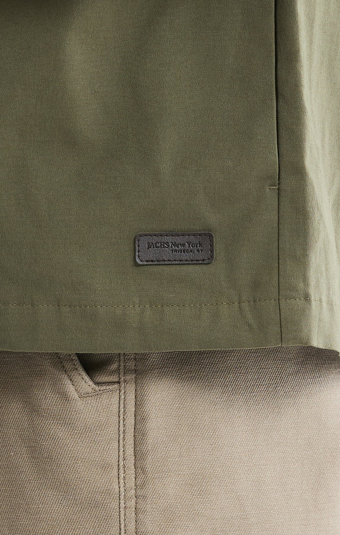 Stretch Utility Overshirt Jacket