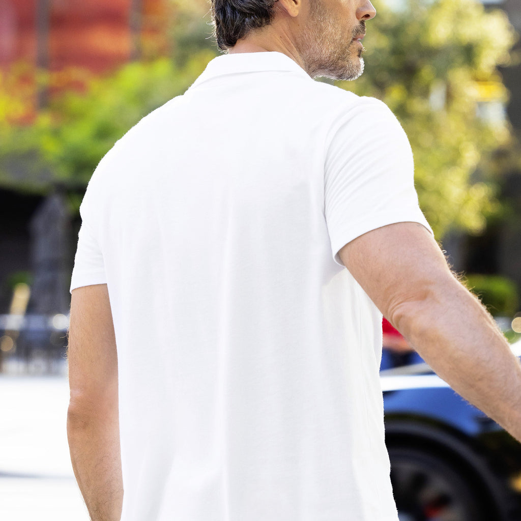 Jersey Sueded Polo