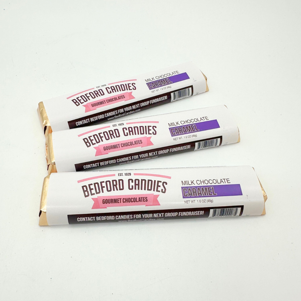 Bedford Candies Milk Chocolate Caramel Bars - 1.6oz / 30ct