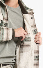 Sherpa Lined Wool Blend Jacket