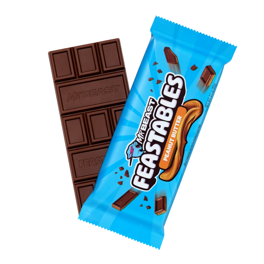 Mr. Beast Feastables King Size Peanut Butter Bar - 2.1oz / 24ct