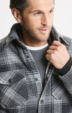 Sherpa Lined Wool Blend Jacket