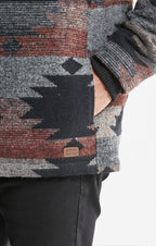 Sherpa Lined Wool Blend Jacket