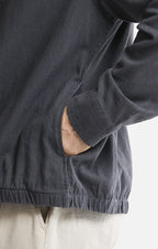 Linen Blend Zip Jacket
