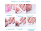 3D Star Heart Nail Art Set - Sparkly Glam Press-Ons