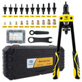 YUZES Rivet Nut Tool Kit, 14" Rivnut Tool with 11 Metric & SAE Mandrels