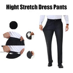 🔥Men's Stretch Golf Dress Pants🔥8-Pack - All Colors Included, Only $25.98