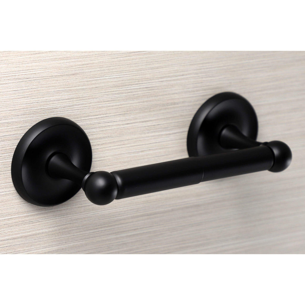 Kingston Brass Classic Toilet Paper Holder in Matte Black