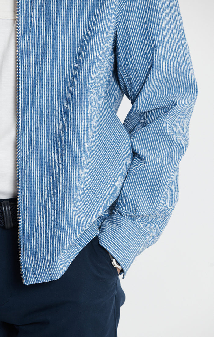 Charles Seersucker Full Zip Jacket