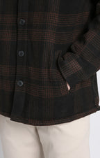 Yates Wool Blend Sherpa Lined Shirt Jacket