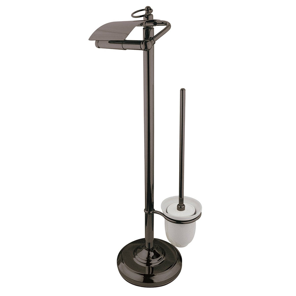 Kingston Brass Vintage Pedestal Toilet Paper and Brush Holder