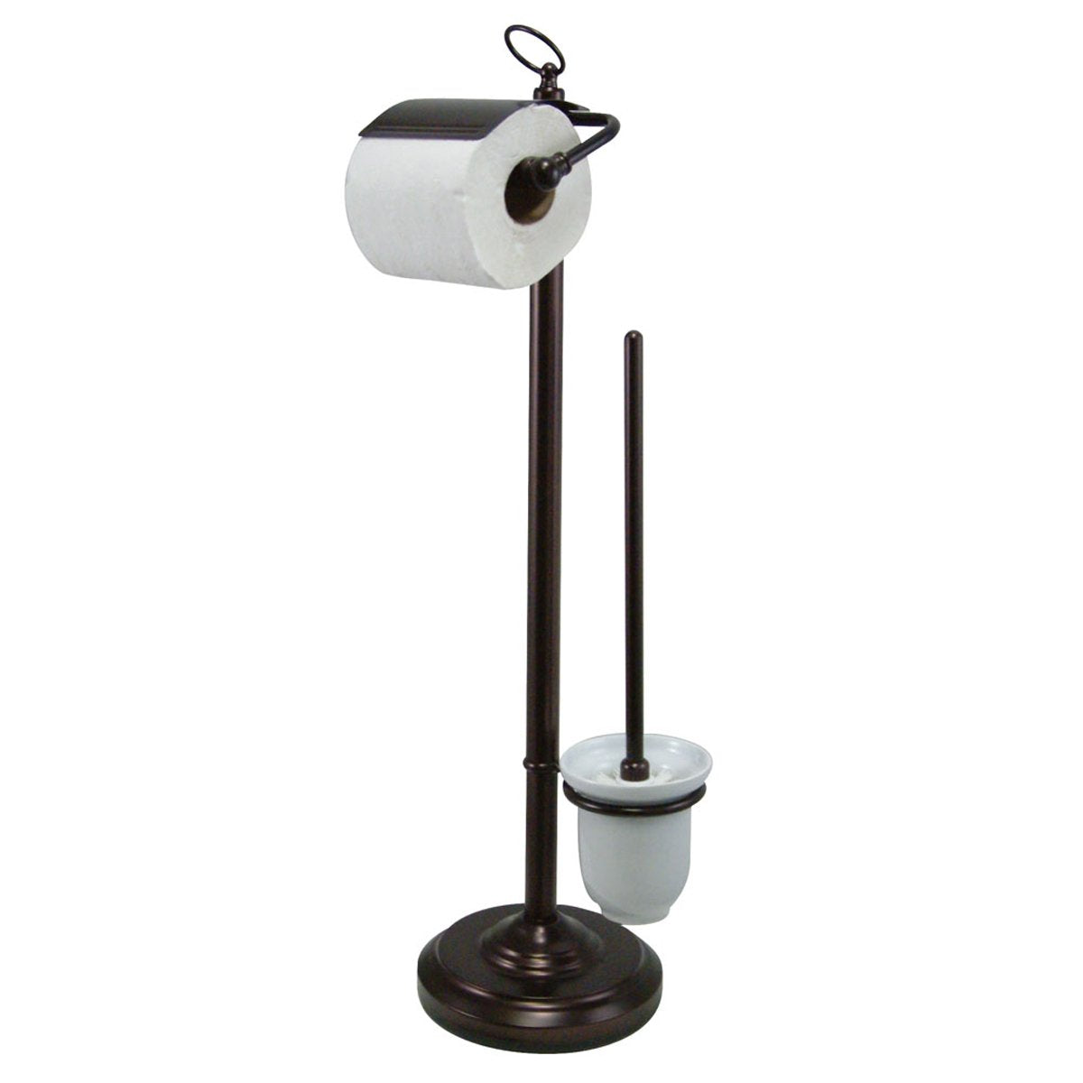 Kingston Brass Vintage Pedestal Toilet Paper and Brush Holder