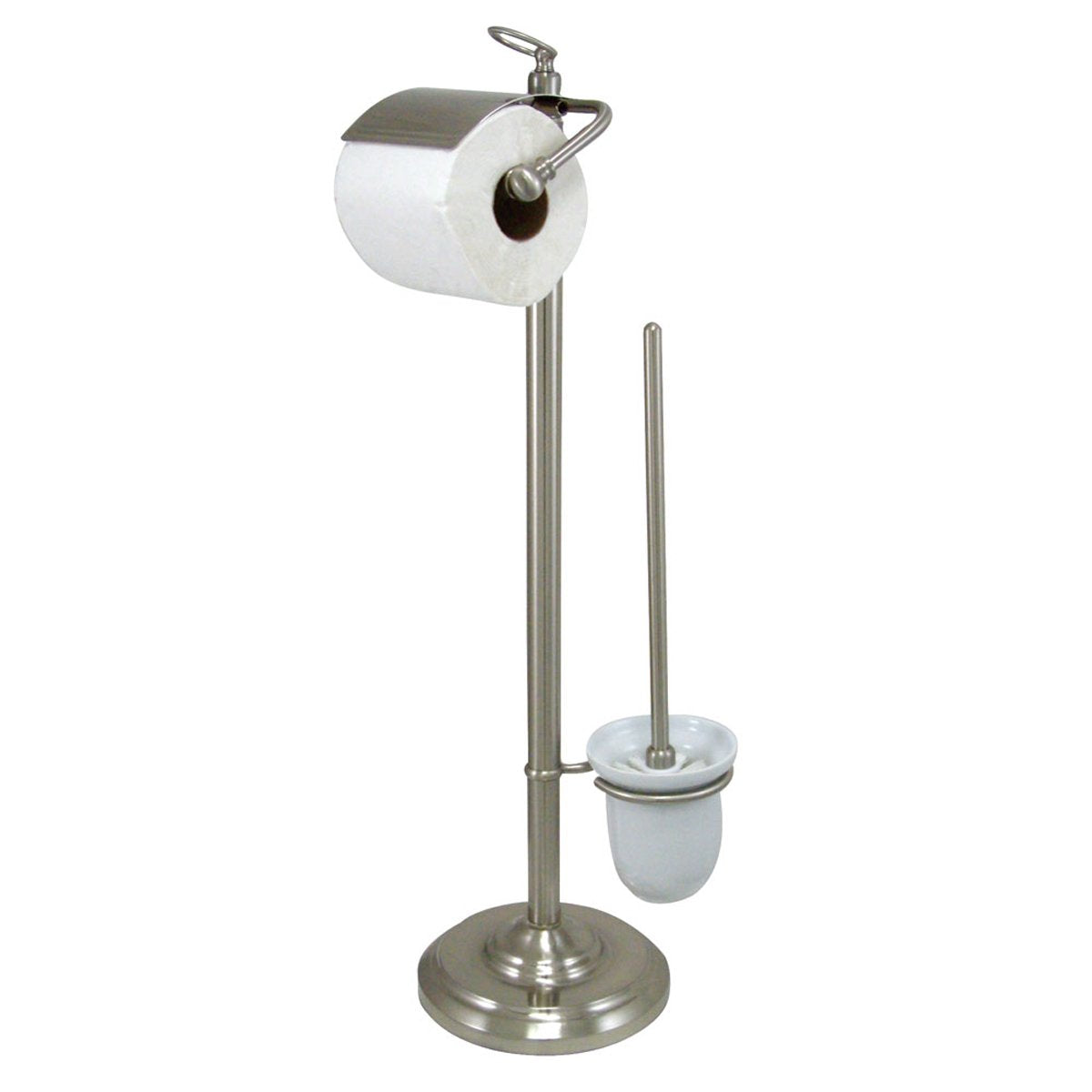 Kingston Brass Vintage Pedestal Toilet Paper and Brush Holder