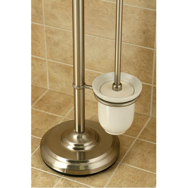 Kingston Brass Vintage Pedestal Toilet Paper and Brush Holder
