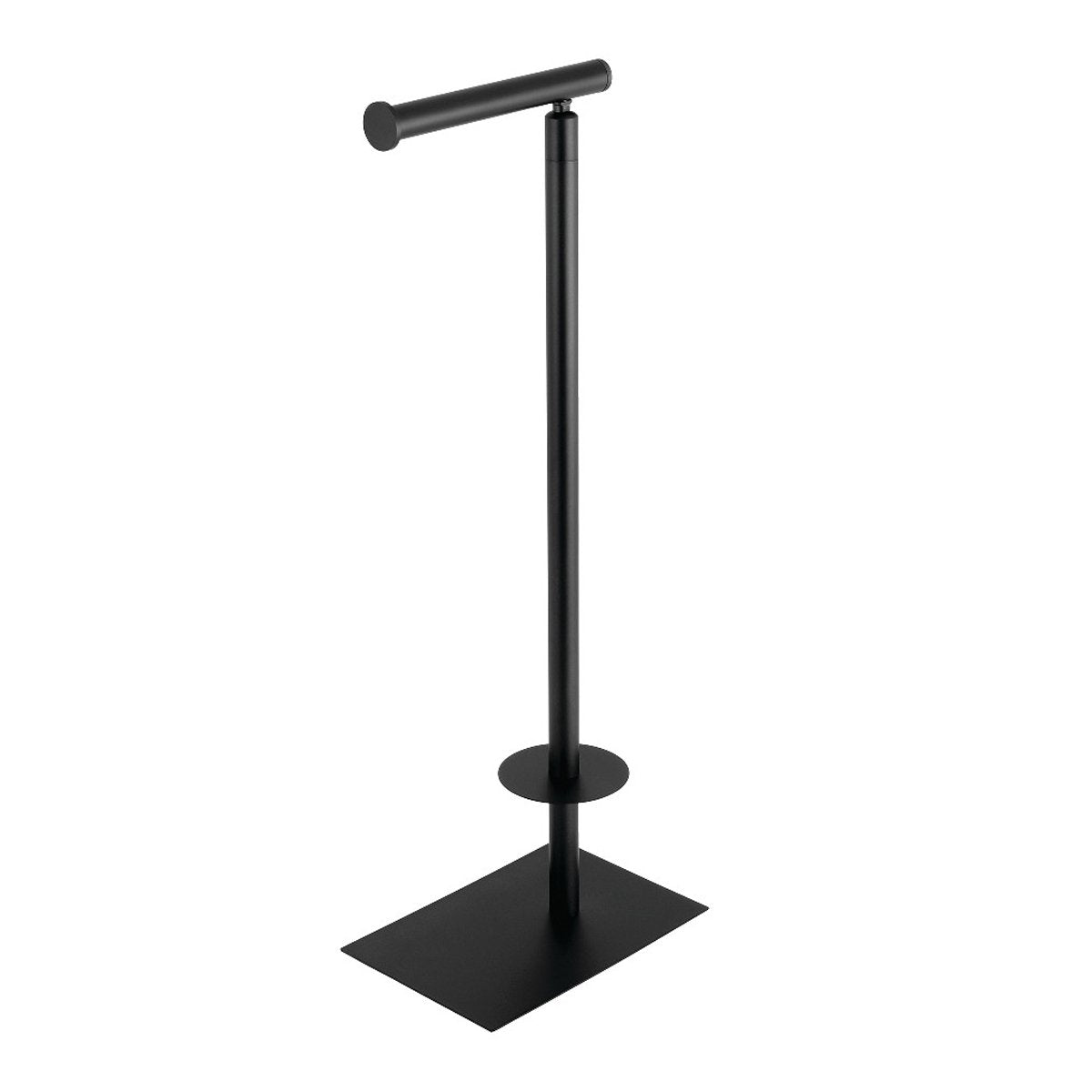 Kingston Brass Claremont Freestanding Toilet Paper Stand in Matte Black