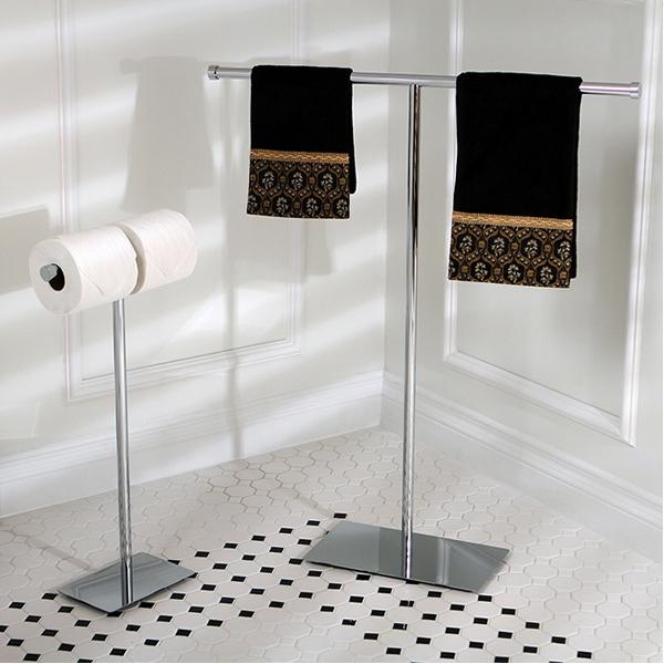 Kingston Brass Claremont Freestanding Double Toilet Paper Stand