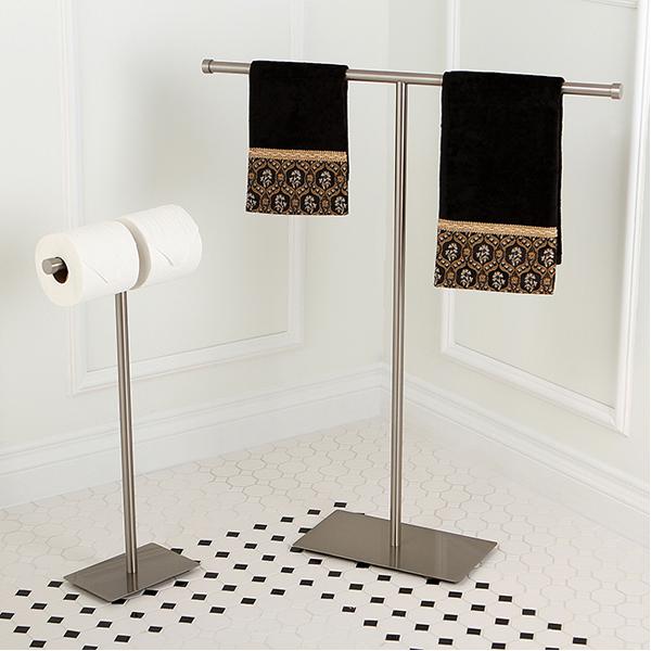 Kingston Brass Claremont Freestanding Double Toilet Paper Stand