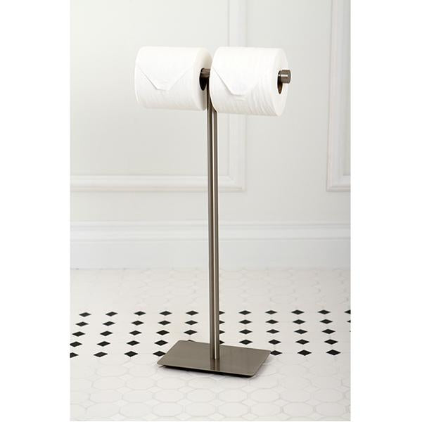 Kingston Brass Claremont Freestanding Double Toilet Paper Stand