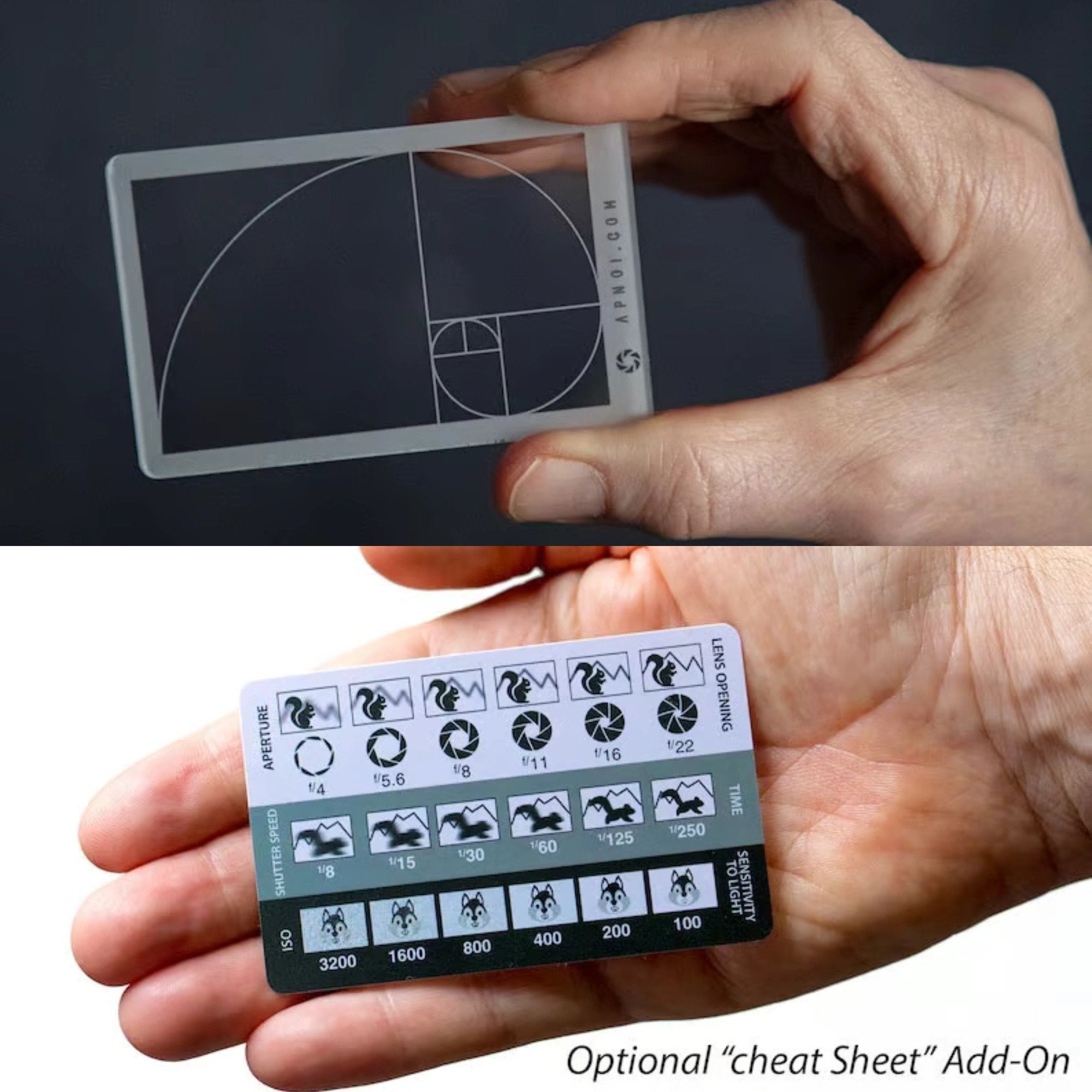 Golden Ratio/Fibonacci Composition View Finder📷