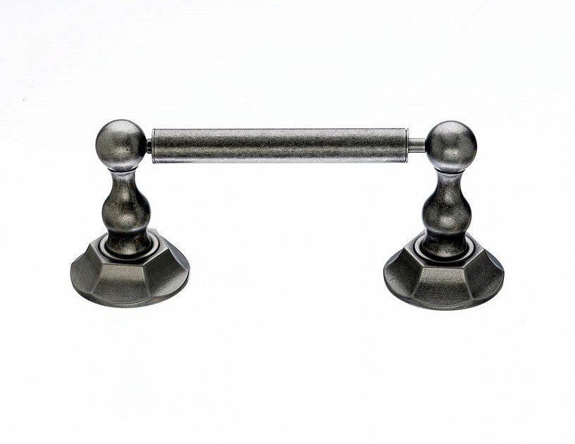 Topknobs ED3APB Tissue Holder with Hex Detail in Antique Pewter