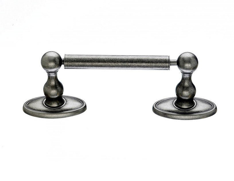 Topknobs ED3APC Tissue Holder With Oval Backplate in Antique Pewter