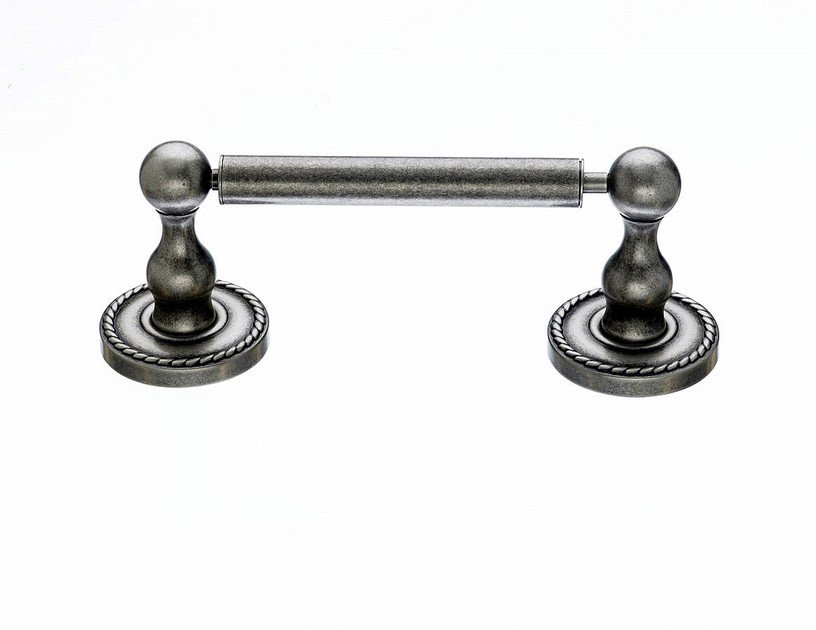 Topknobs ED3APF Tissue Holder with Rope Detail in Antique Pewter