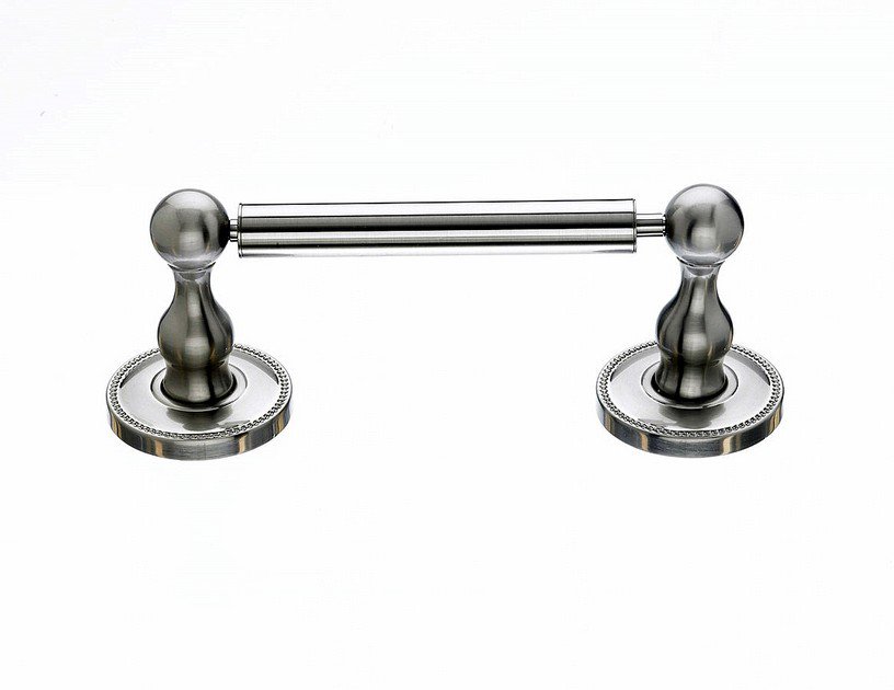 Ed3Bsna Tissue Holder With Beaded Detail In Brushed Satin Nickel