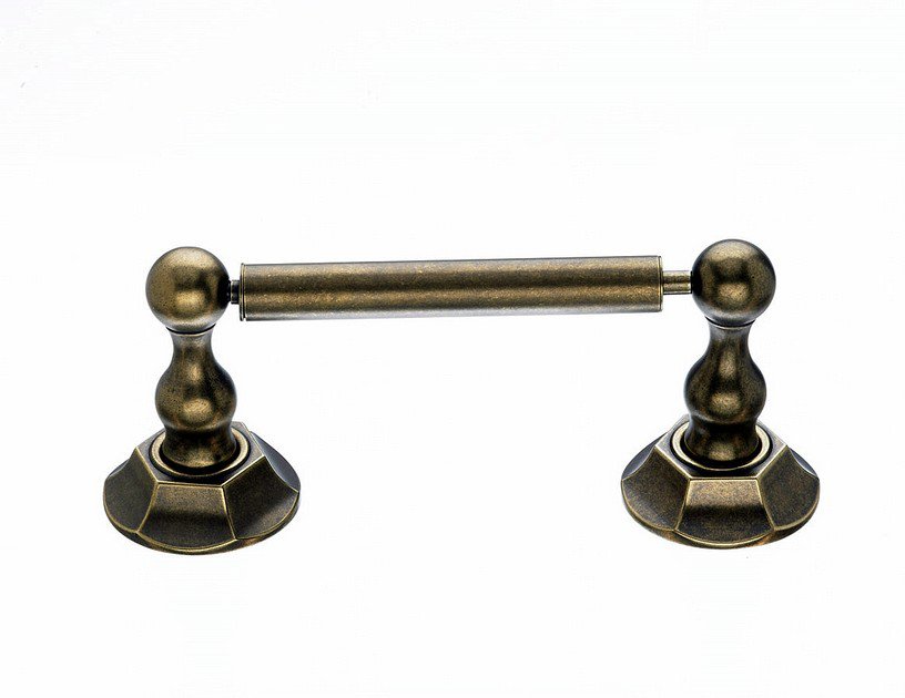 Topknobs ED3GBZB Tissue Holder with Hex Detail in German Bronze