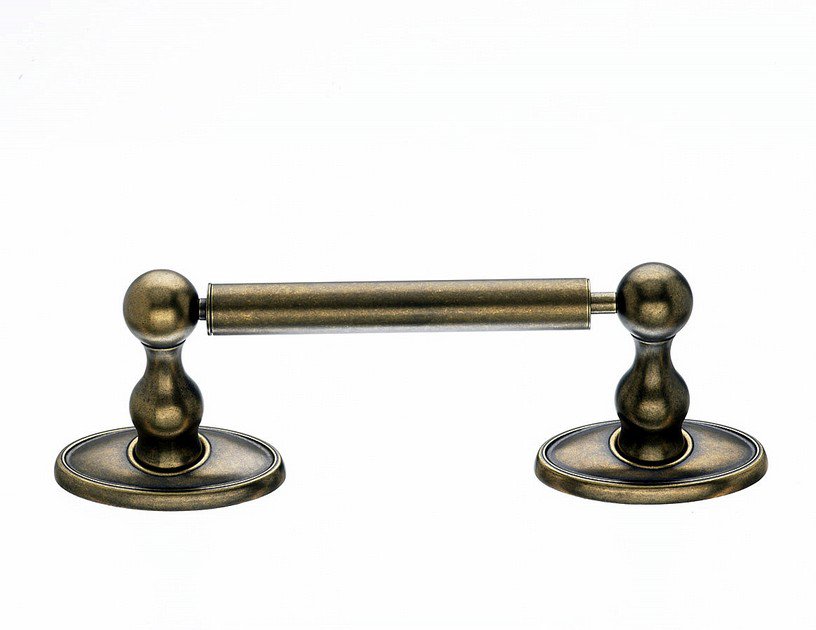 Topknobs ED3GBZC Tissue Holder with Oval Backplate in German Bronze