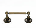 Ed3Gbze Tissue Holder With Ribbon & Reed Detail In German Bronze