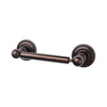 Top Knobs Edwardian Bath Tissue Holder - Rope Backplate in Oil Rubbed Bronze
