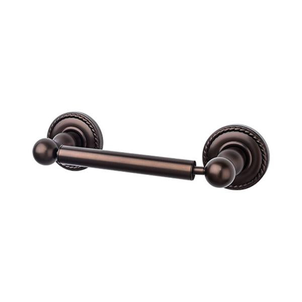 Top Knobs Edwardian Bath Tissue Holder - Rope Backplate in Oil Rubbed Bronze