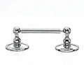 Topknobs ED3PCC Tissue Holder with Oval Backplate in Polished Chrome