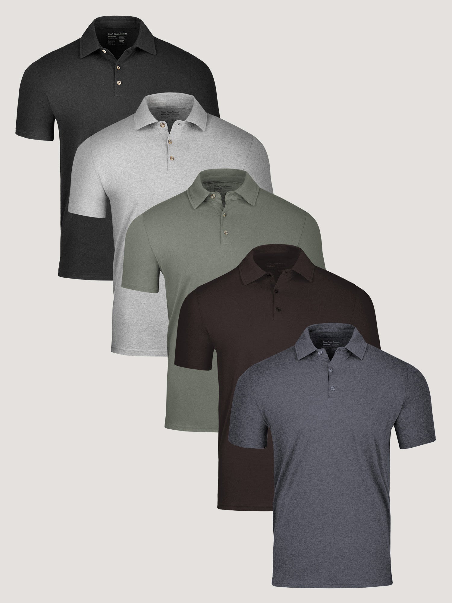 Fall Essentials Polo 5-Pack