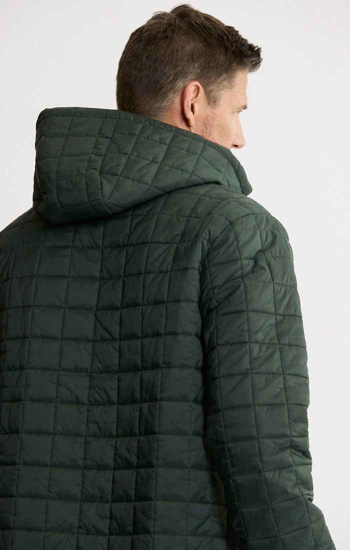 Light Quilted Hooded Puffer Jacket