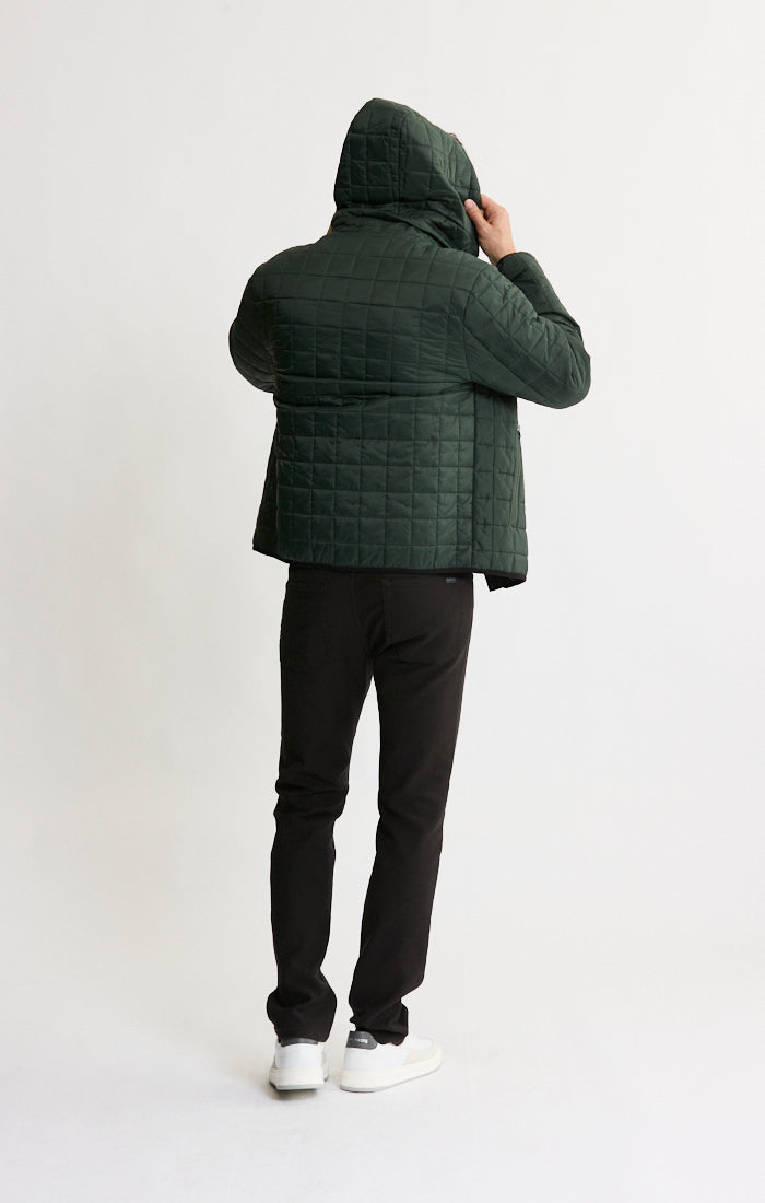 Light Quilted Hooded Puffer Jacket