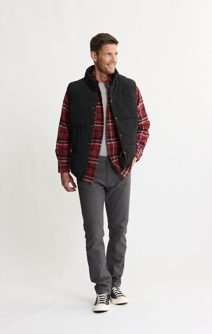 Black Namath Puffer Vest
