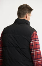 Black Namath Puffer Vest