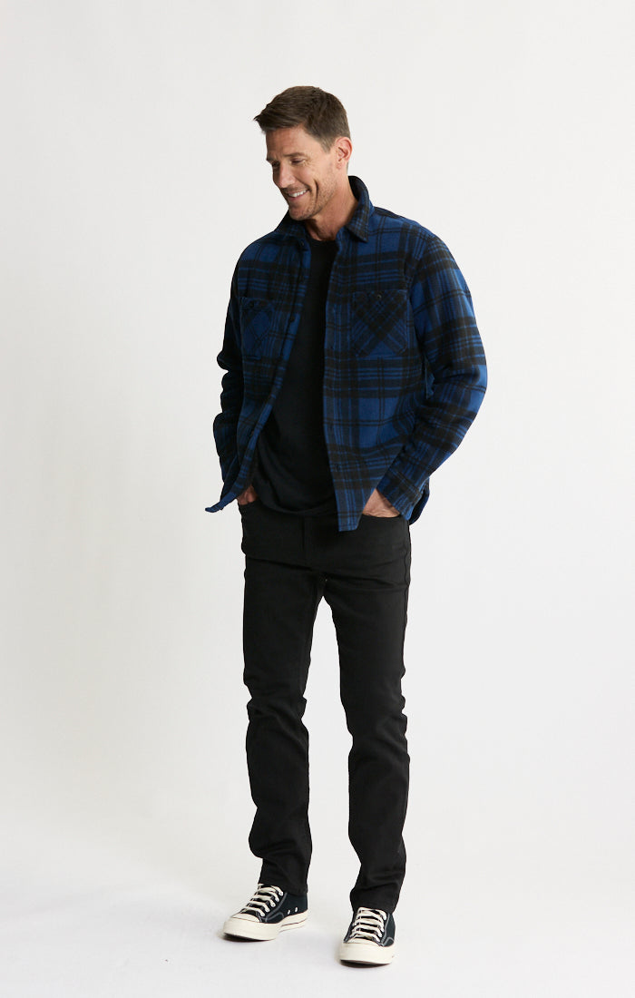 Sherpa Bonded Polar Fleece Shirt Jacket