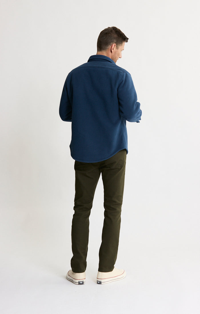 Sherpa Bonded Polar Fleece Shirt Jacket