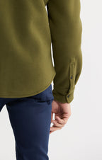 Sherpa Bonded Polar Fleece Shirt Jacket