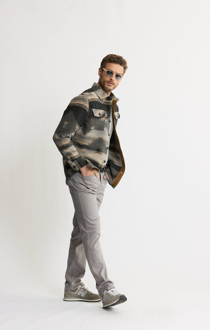 Unlined Wool Blend Overshirt