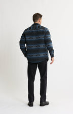 Unlined Wool Blend Overshirt