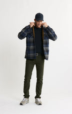 Thermal Lined Wool Blend Shirt Jacket