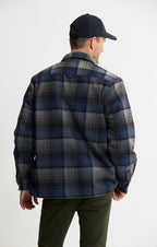 Thermal Lined Wool Blend Shirt Jacket