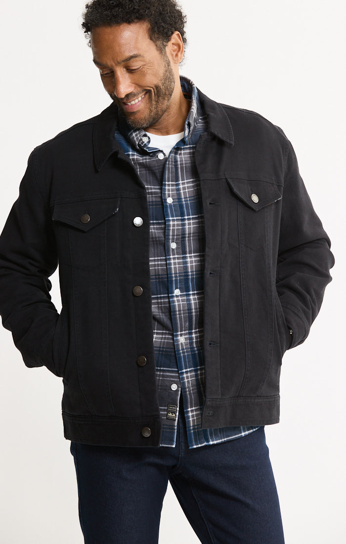 Lined Bull Denim Trucker Jacket