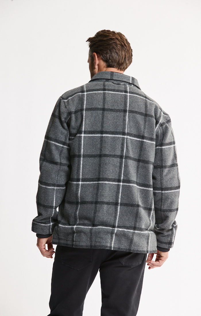 Sherpa Lined Wool Blend Jacket
